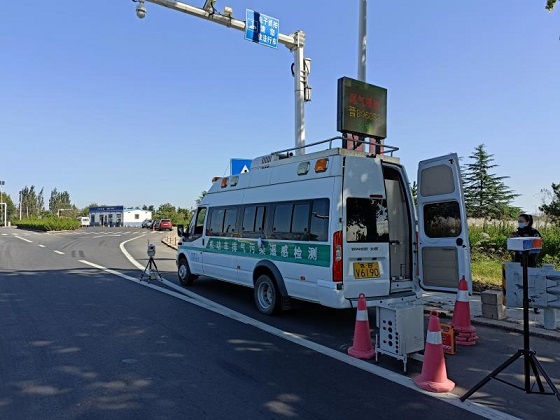 青岛即墨区：尾气遥感监测机动车300余辆