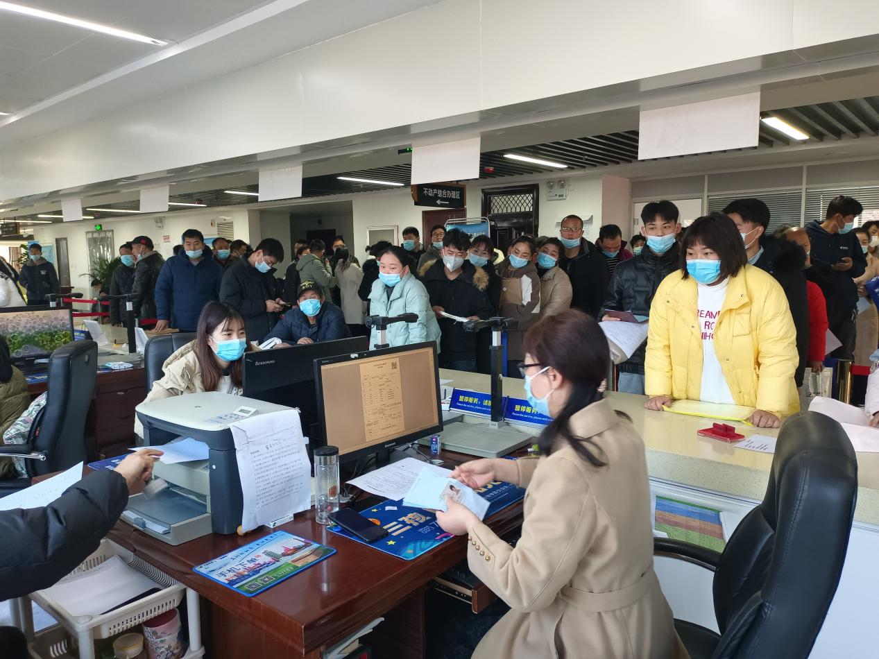河南原阳县不动产登记服务中心启动应急机制