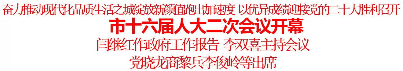 保定市十六届人大二次会议开幕