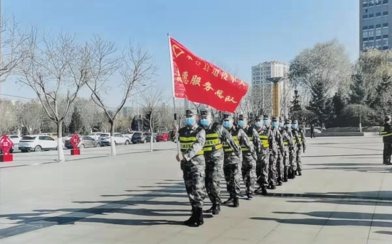 甘肃永登：党旗引领战疫情 志愿服务立新功