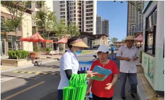 青岛西海岸新区铁山街道持续进行“零废弃日”垃圾分类宣传行动