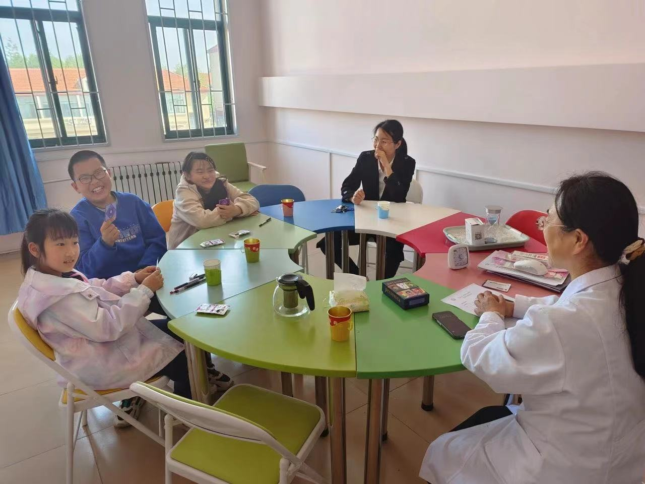 青岛西海岸新区第六人民医院开展“OH卡牌与生命线体验”团体活动