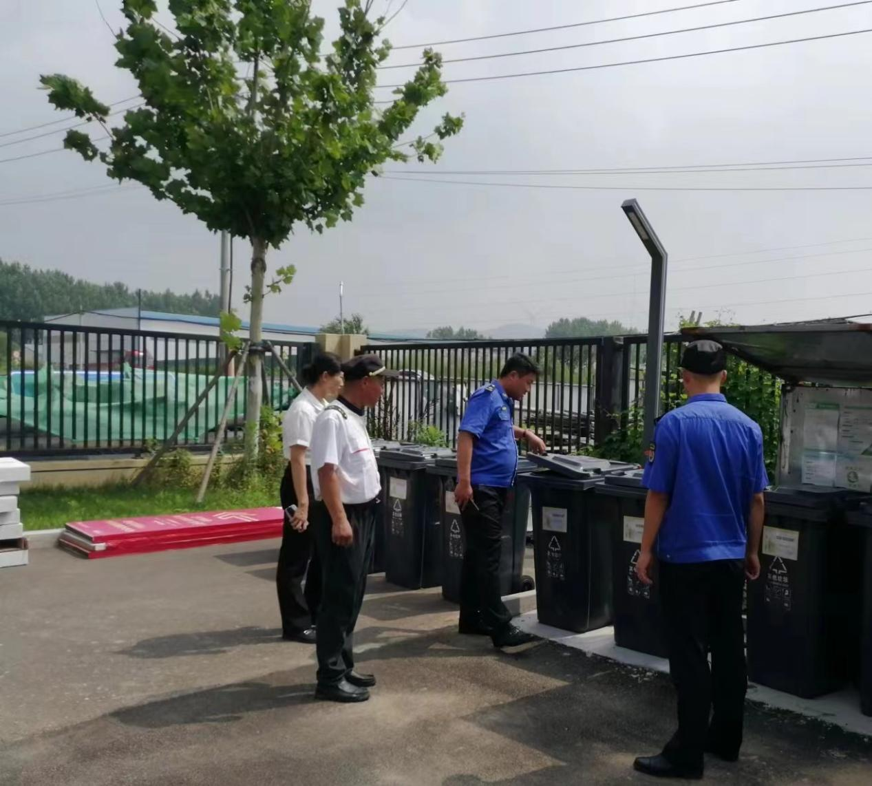 青岛市黄岛区铁山街道“执法蓝”助力垃圾分类成效再提升