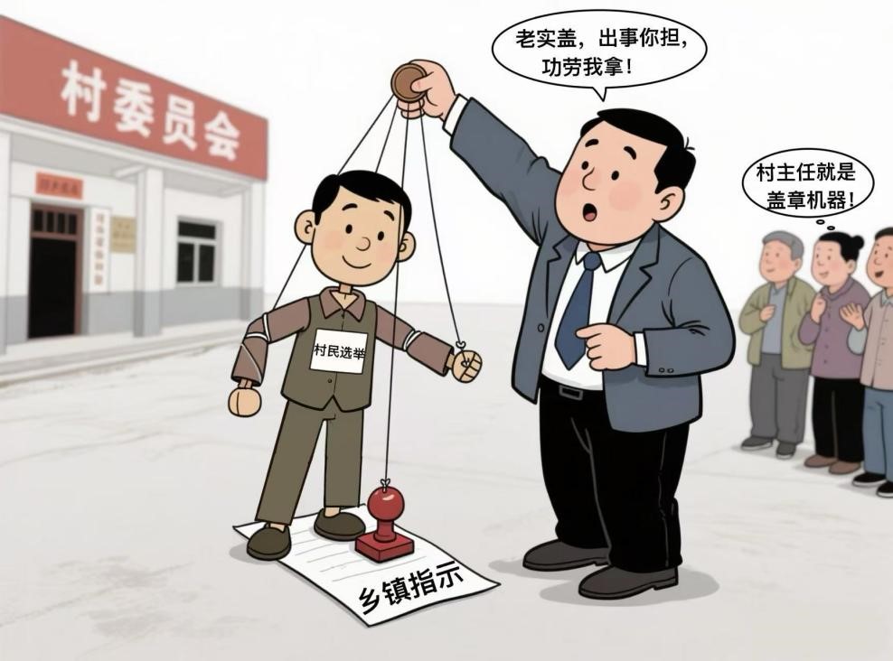 村章乡管=越俎代庖